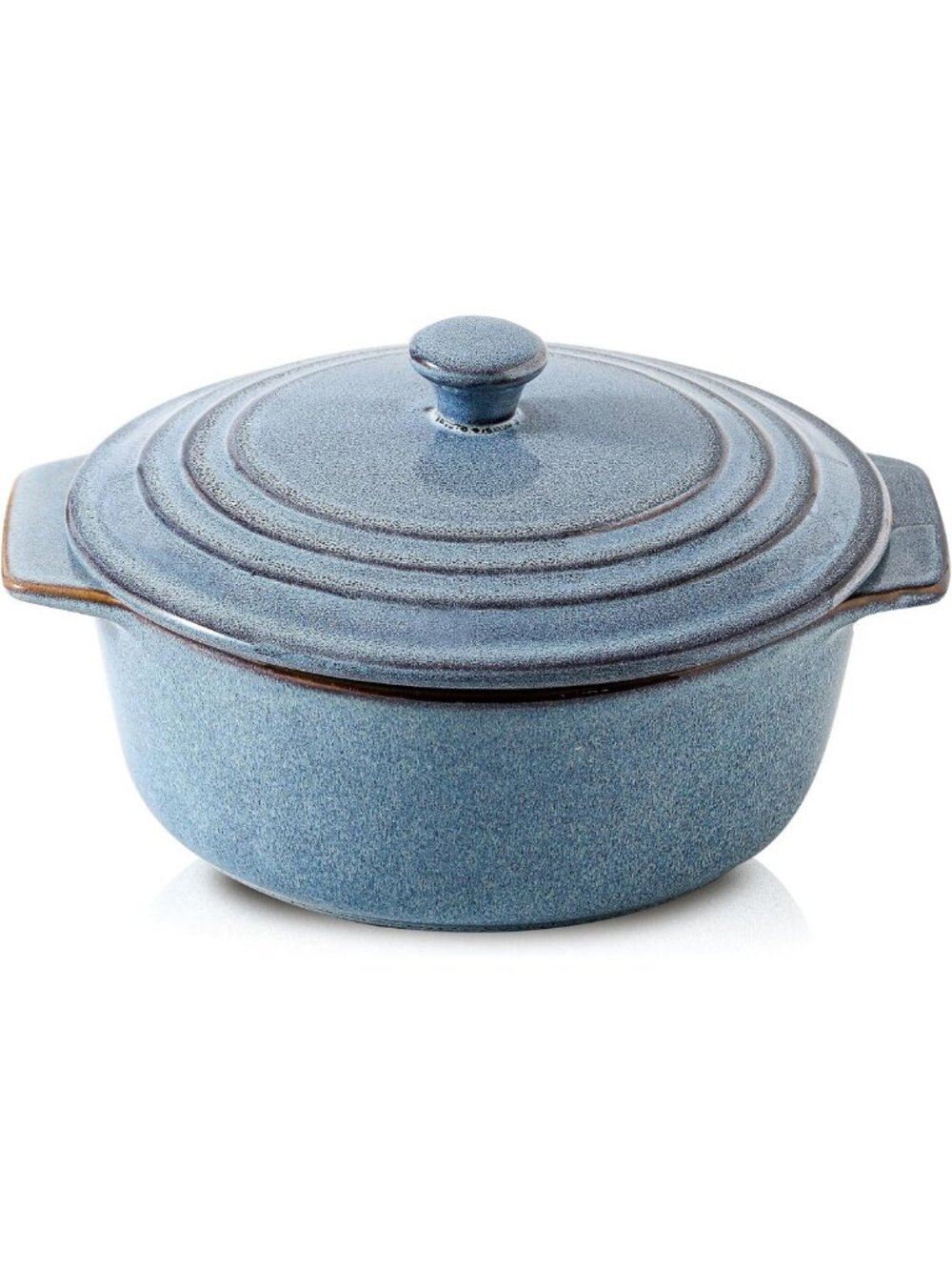 2 Quart Round Ceramic Casserole Dish with Lid - Oven Safe Baking Dish Set